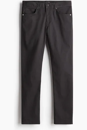 H&M Katoenen twill broek - Slim Fit