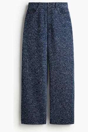 H&M Wijde jeans van bouclédenim