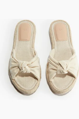 H&M Espadrille-slippers met geknoopt detail