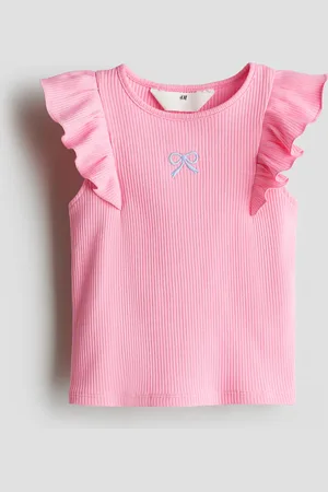 H&M Top met geborduurd motief