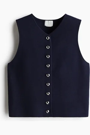 H&M Fijngebreid gilet