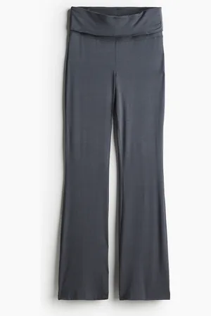H&M Uitlopende tricot broek