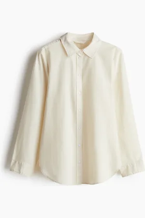H&M Overhemdblouse van linnenmix