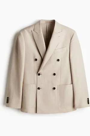 H&M Double-breasted colbert van wolmix - Regular Fit