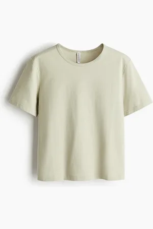 H&M T-shirt van katoenen tricot