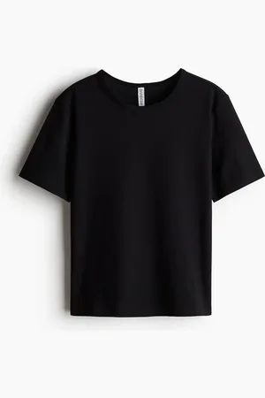 H&M T-shirt van katoenen tricot