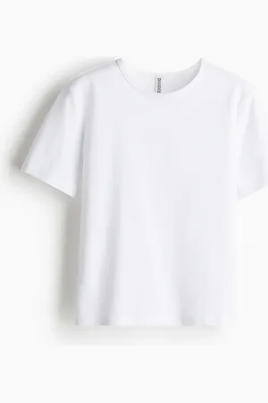 H&M T-shirt van katoenen tricot
