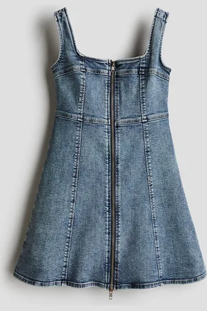 H&M Denim jurk met rits