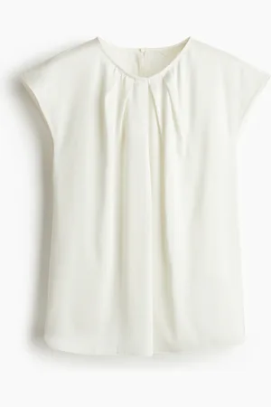 H&M Blouse met plooitjes