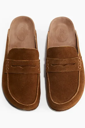 H&M Leren slip-in loafers