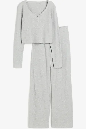 H&M Gewafelde pyjama