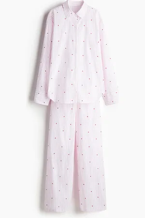 H&M Pyjama van katoenen popeline