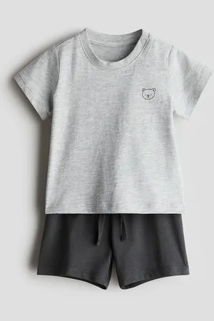 H&M Tweedelige set van katoenen tricot
