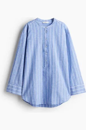 H&M Popover-blouse van linnenmix