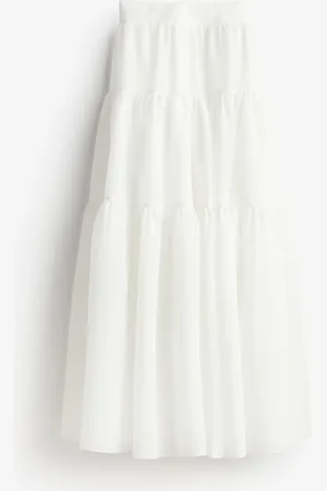 H&M Lange strokenrok