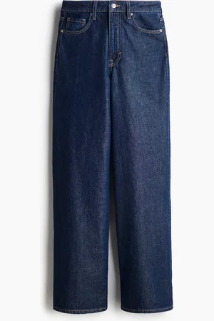 H&M Feather Soft Super Wide Ultra High Jeans