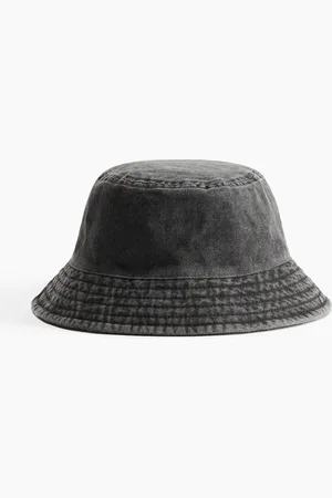 H&M Buckethat van katoenen denim