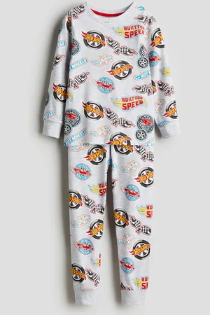 H&M Pyjama van katoenen tricot met print