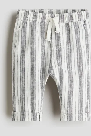 H&M Joggers van linnenmix