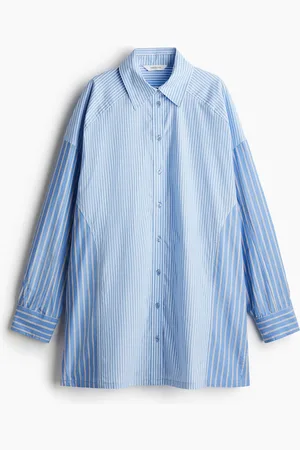 H&M Oversized katoenen overhemdblouse
