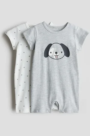 H&M Set van 2 pyjamapakjes van katoenen tricot