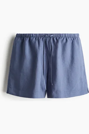 H&M Short van linnenmix met drawstring