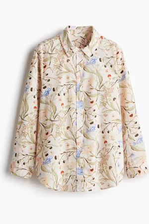 H&M Overhemdblouse van linnenmix