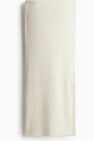 H&M Ribgebreide rok