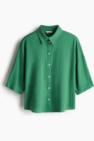H&M Overhemd van linnenmix