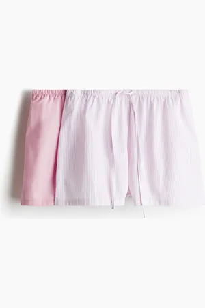 H&M Set van 2 pyjamashorts van katoenen popeline