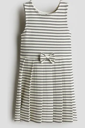 H&M Tricot jurk met strikje