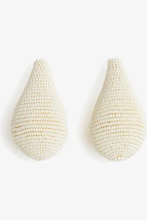 H&M Bolvormige oorbellen met glazen kraaltjes