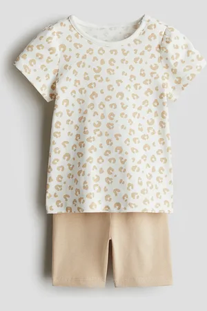 H&M Tweedelige set van katoenen tricot