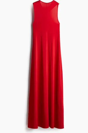 H&M Gedrapeerde maxi-jurk