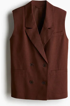 H&M Gilet van linnenmix