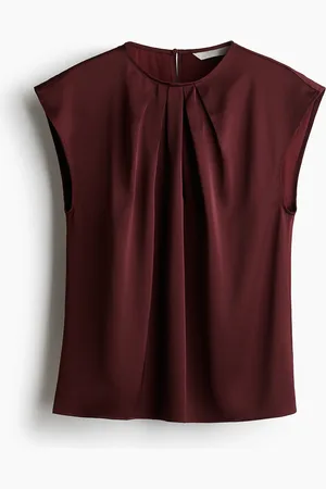 H&M Blouse met plooitjes
