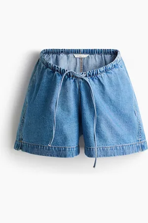 H&M MAMA Denim short met drawstring