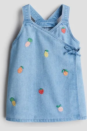 H&M Denim overslagjurk