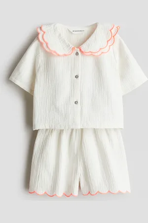 H&M Tweedelige set van katoenen mousseline