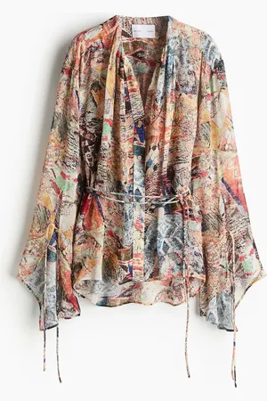 H&M Chiffon overslagblouse