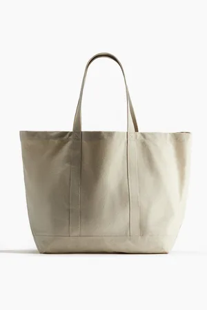 H&M Strandtas van katoenen canvas