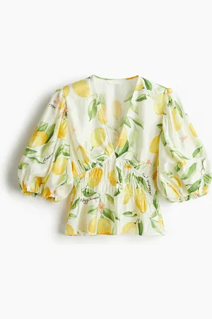 H&M Blouse met V-hals