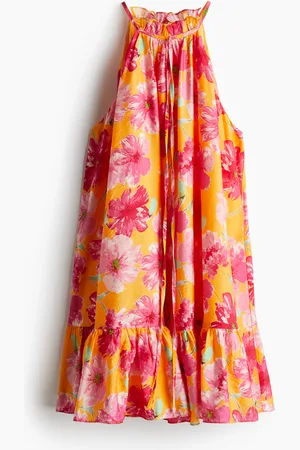H&M Mouwloze jurk met volants