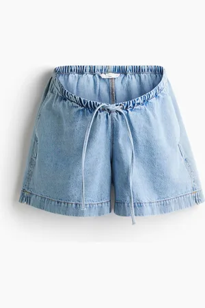 H&M MAMA Denim short met drawstring