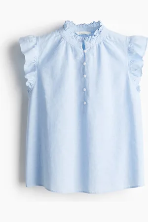 H&M Blouse van linnenmix