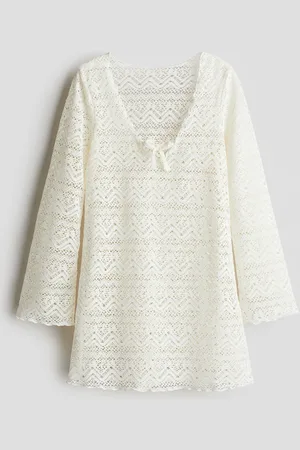 H&M Strandjurk met gehaakte look