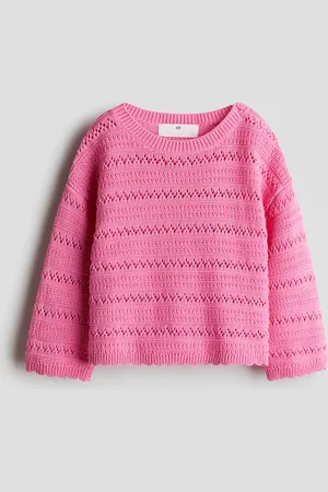 H&M Ajourgebreide katoenen trui