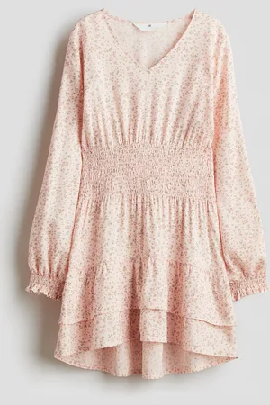 H&M Jurk met smokwerk