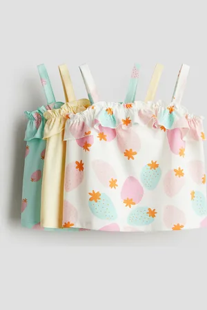 H&M Set van 3 straptops met volant