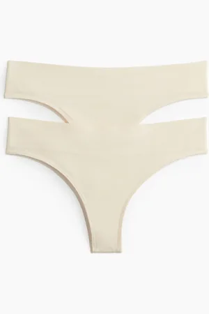H&M Set van 2 seamless slips - Brazilian